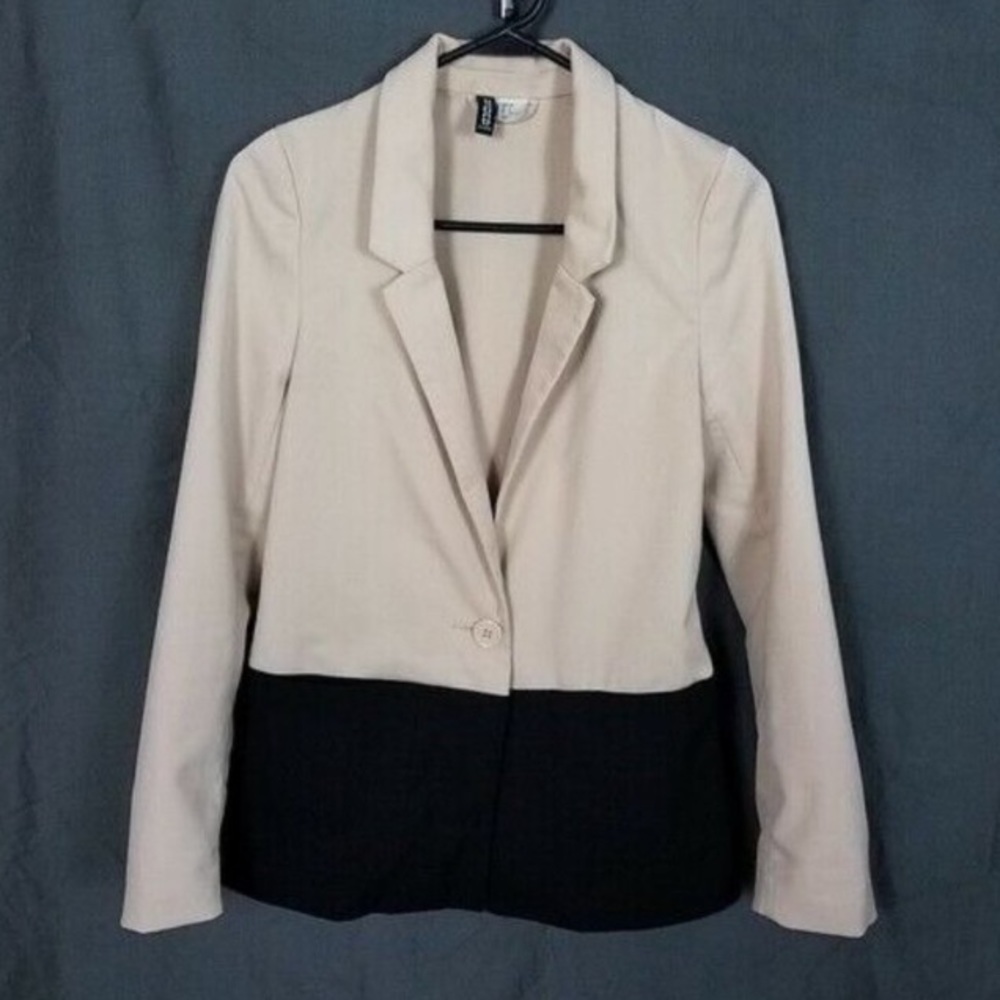 H&M Divided ~ Color block one-button blazer - Picture 7 of 7